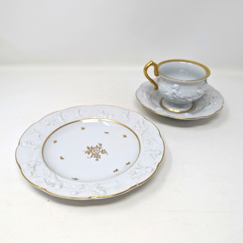 Vintage three piece set from Capodimonte.